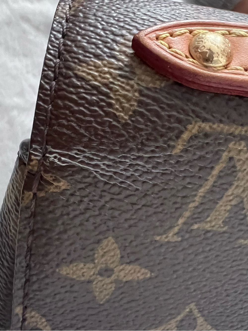 Louis Vuitton Cluny BB with Two-tone Crossbody Strap and Dust Bag, Monogram - Picture 11 of 16